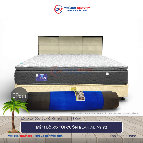 Đệm lò xo túi cuộn Elan Alias S2